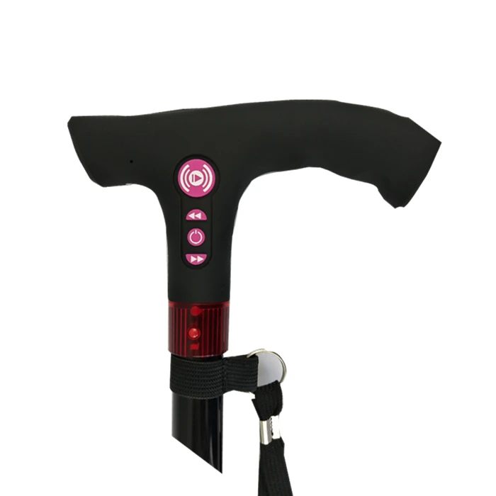 Height Adjustable Aluminium Alloy Material Walk Cane With Led Light And