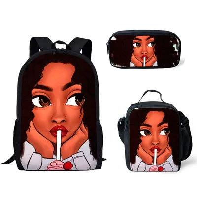 

ODE Three-pcs Set Anime game Backpack New Design Luminous Backpack Fashion Colorful Luminous Anime Game Royal Backpack, As pictures