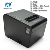 

MHT-P80B Milestone Good Quality high printing speed 80mm thermal receipt printer desktop thermal printer