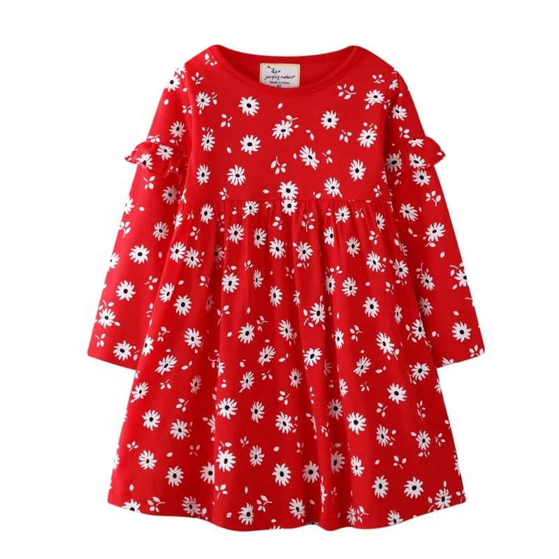 

Hot selling baby girls casual spring autumn clothing princess part dress children's wearing girls dress