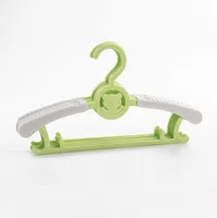 

new design cute cartoon adjustable plastic children /kids/baby hangers