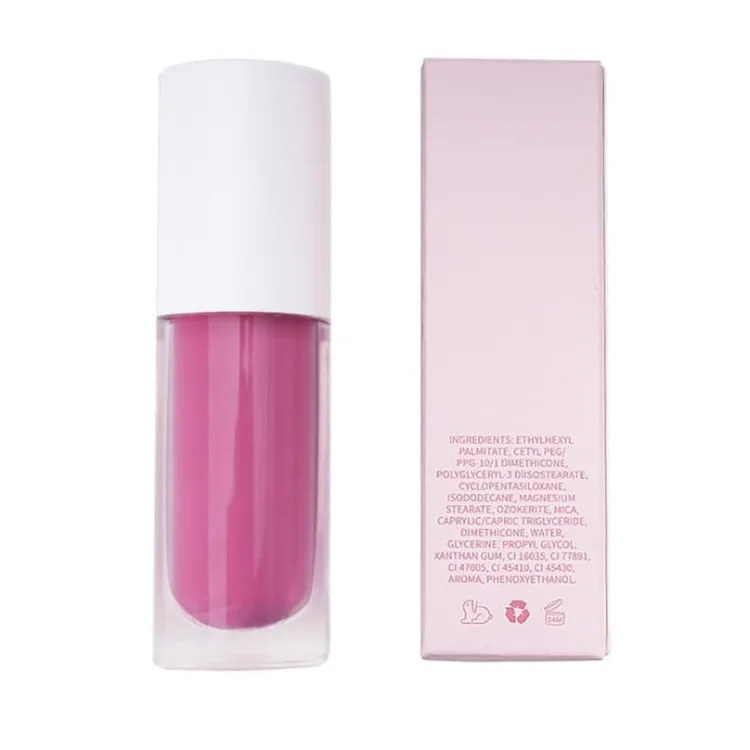 

Private Label Velvet Matte Lip Glaze Long Lasting No Stick Cap Lip Gloss