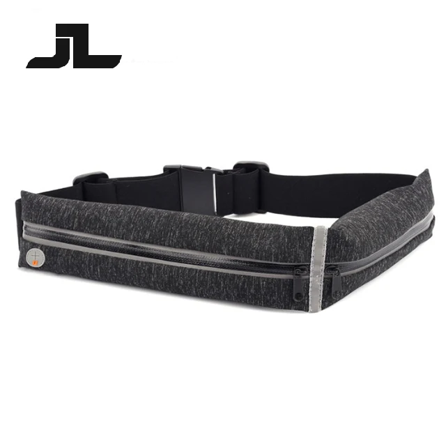 

Hot sale best women waterproof waistband running belt for waterproof fanny pack man sport waist running bag, Grey