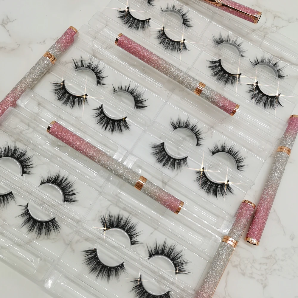 

Mink 3D Eyelash Custom Eyelash Box Private Label 18 20mm Siberian mink lashes3d wholesale vendor eyelash packaging