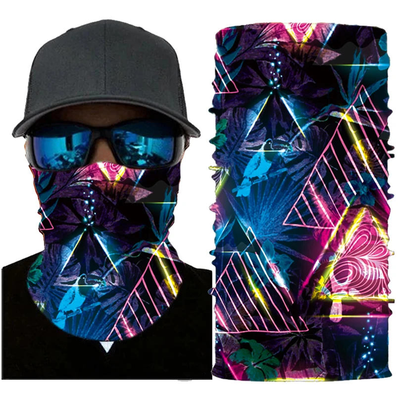 

Facecover Outdoor Bandana Cheap Wholesale Magic Polyester Seamless Custom Printed Neck Tube Bandana Headwear Scarf Tube bandana, Muliti colors