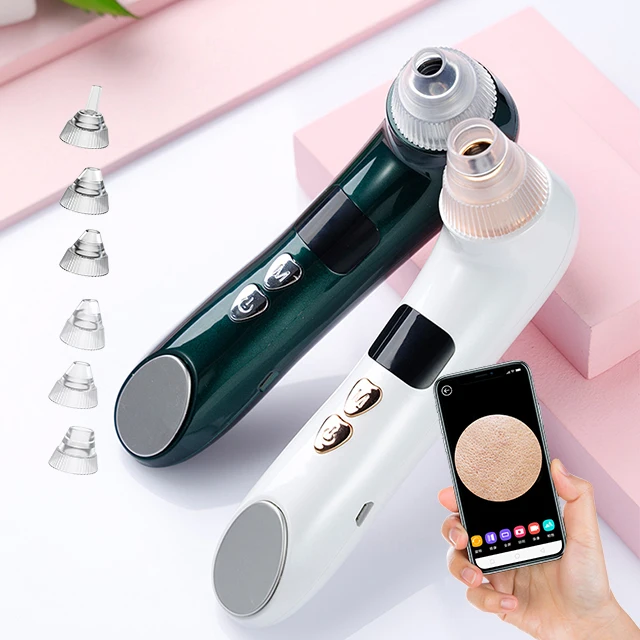 

blackhead remover vacuum pore cleanser face skin cleaner comedo suction blackhead remover vacuum with camera, Customized