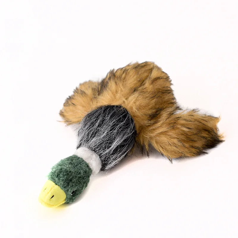 

America and European Wild duck stuffed cat and dog puppet toy