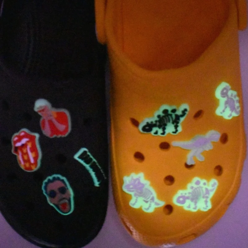 

Glow Up in the Dark Colorful Letter and Numbers Design Shoe Charm Wholesale, Customized