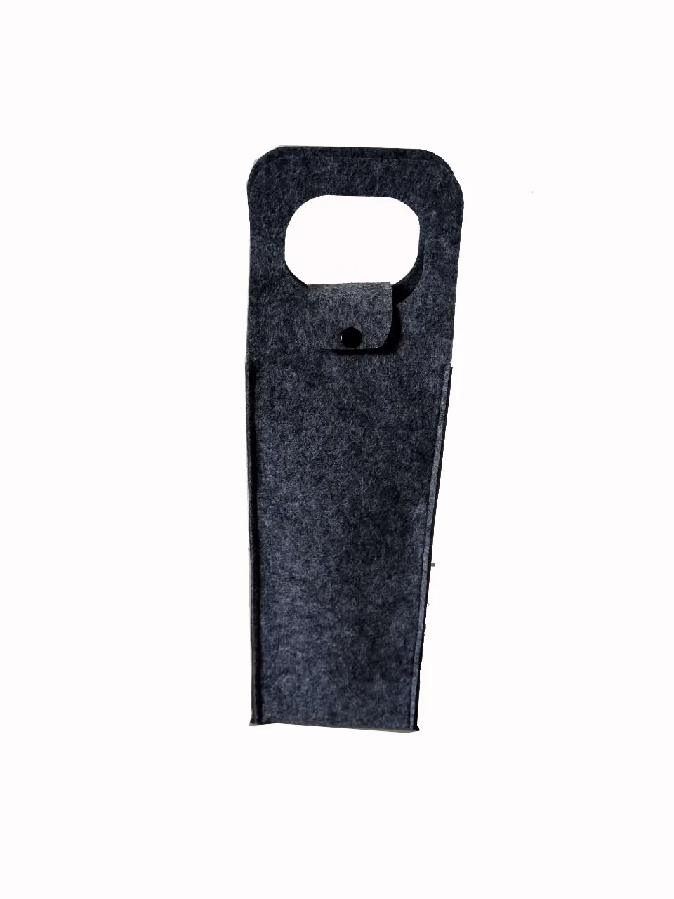 factory supply customized size felt drawstring wine bag