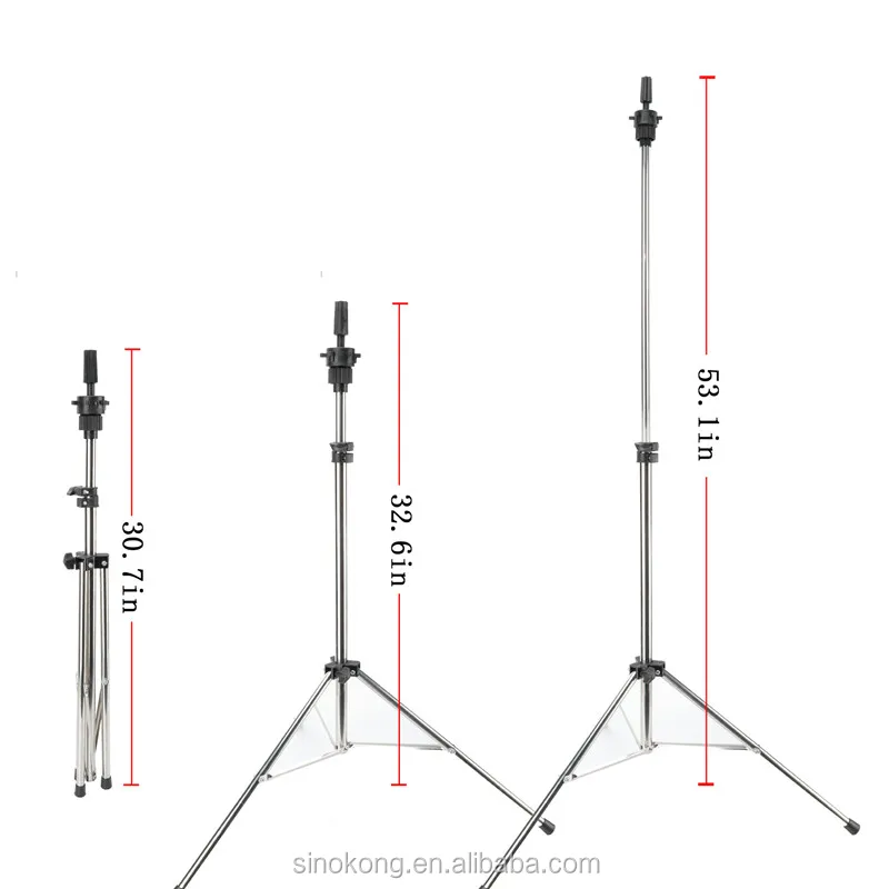 

Wholesale stainless chrome color tripod for mannequin head,mannequin head tripod training head tripod