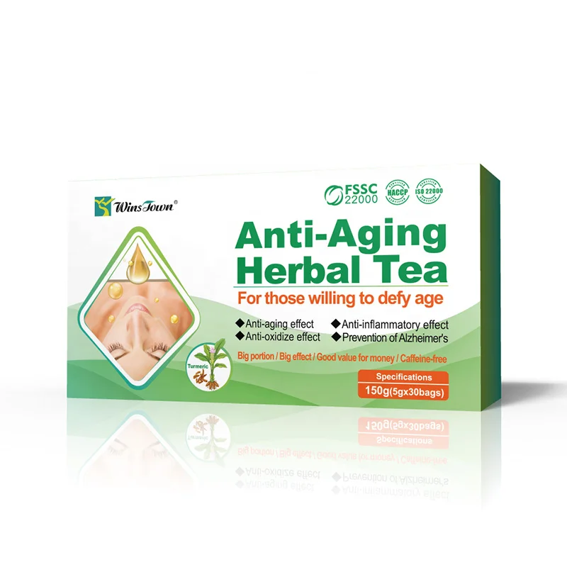 

Winstown new product Anti aging tea natural herbal Skin whitening beauty detox vitamin e face Smooth Lightening tea