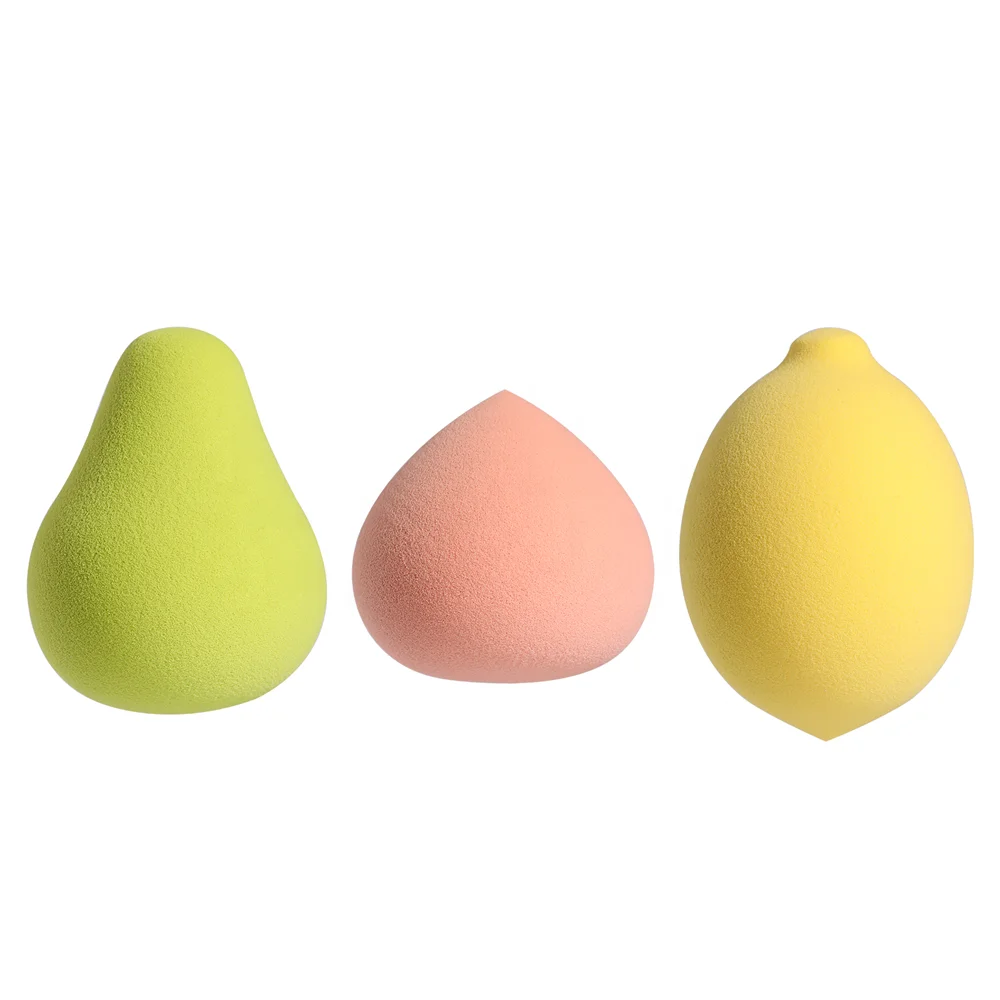 High Quality Cute Microfibre Makeup Sponge 3 Pieces Makeup Sponge