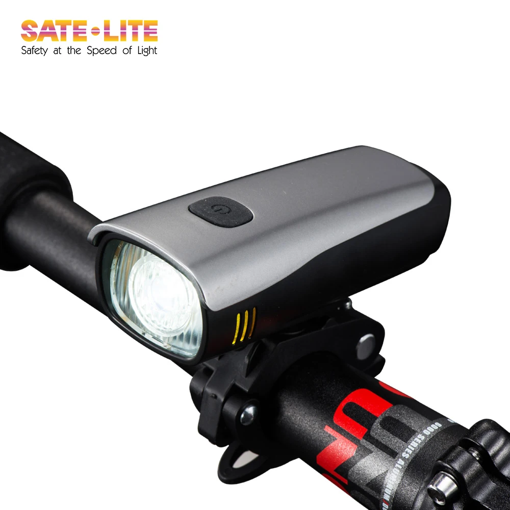 Sate-Lite StVZO approved New Bicycle Headlight with USB Rechargeable Bike Light LF-10