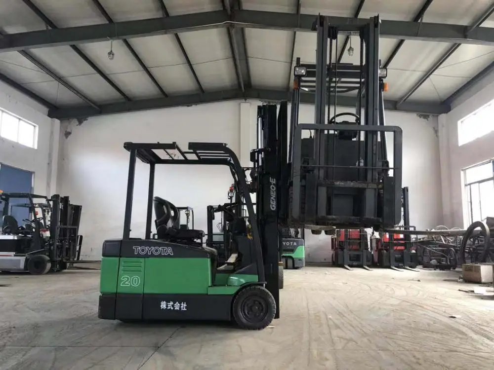 
USED JAPAN ORIGINAL ELECTRIC TOYOTA FORKLIFT FBE20 