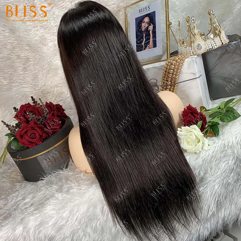 

Bliss 13x4 Lace Frontal Wigs Brazilian Straight Hair Wigs 150% Human Hair Lace Front Perruque Cheveux Humain