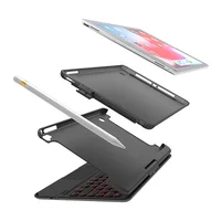 

Tablet Pad Bluetooths Keyboard 7colorful Retro Backlit Wireless Keyboard Mouse 9.7 Keyboard Case For Ipad