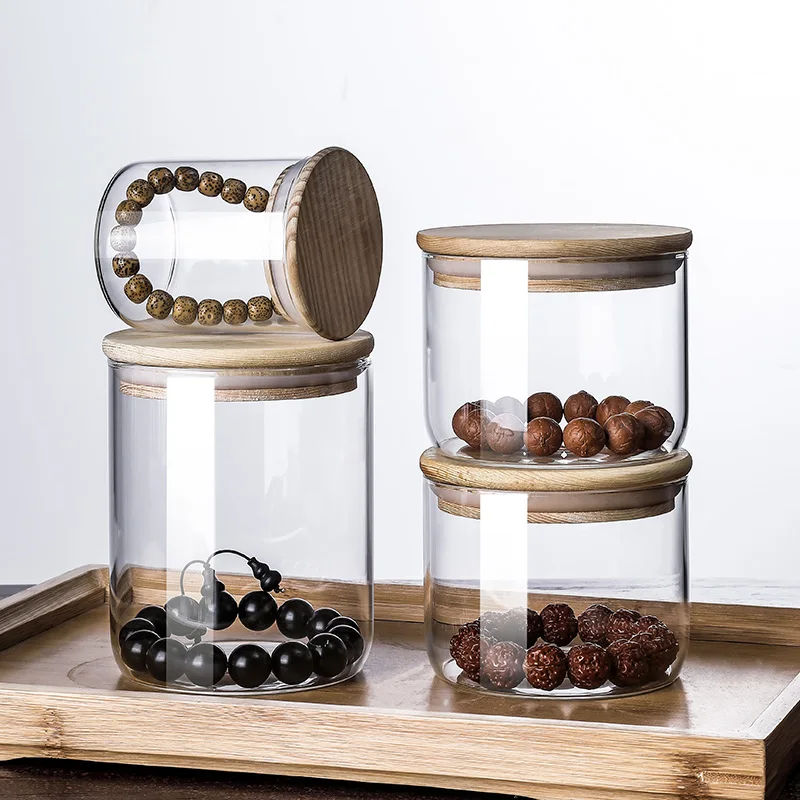 

Fast ship candy spice kitchen jar gift sweet storage clear transparent glass food storage container