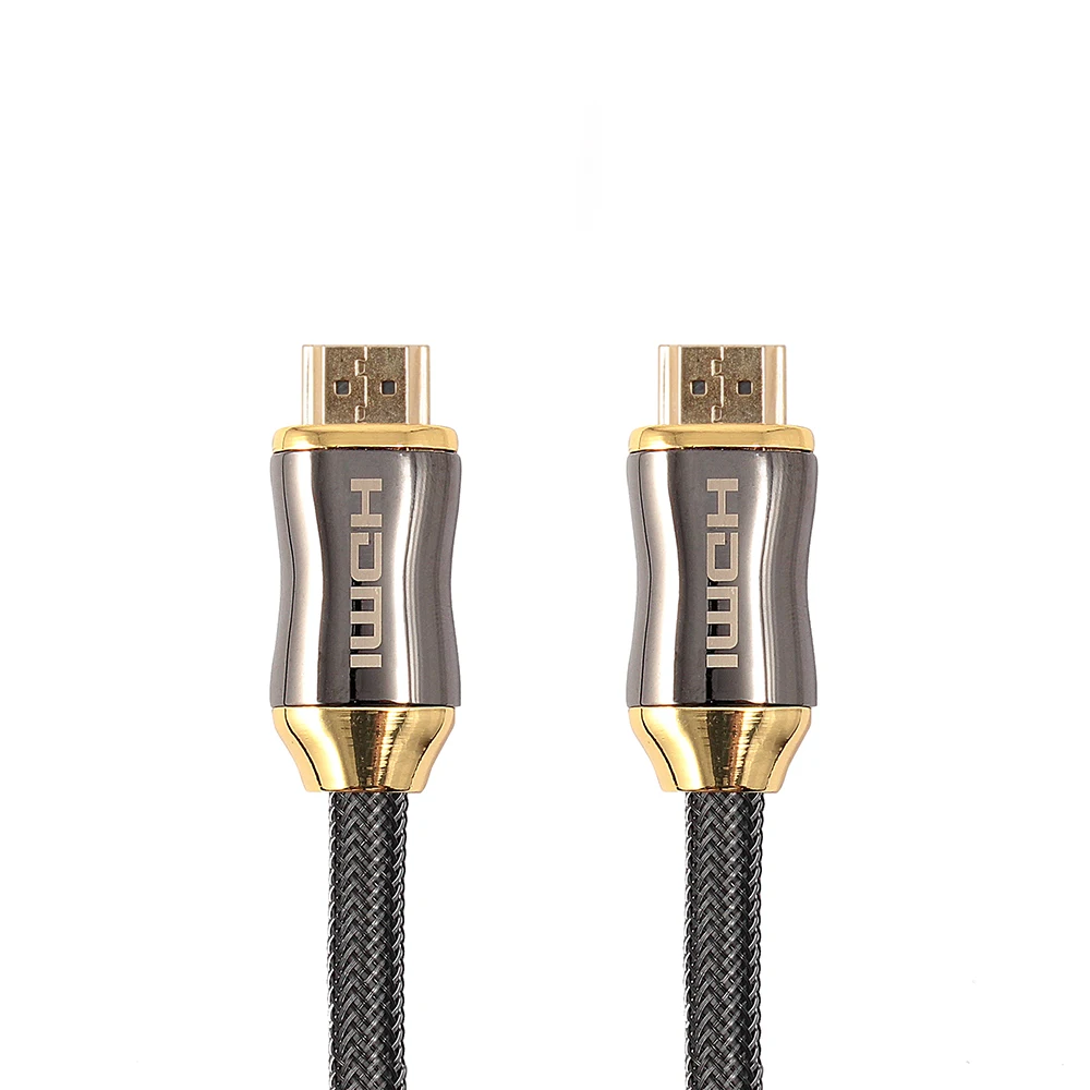 

Hot Sell High Speed HDMI Cable 2.1 3D 8K 60Hz 4K 48Gbps HDR Gold HDMI Cable for PS.4 PS.5