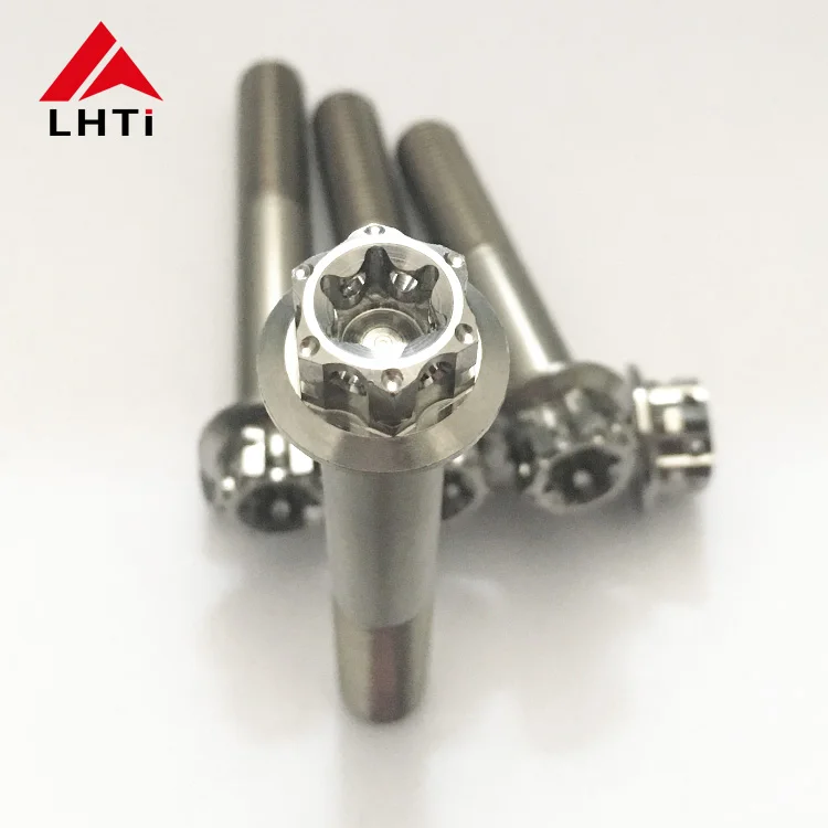 M8 gr5 Titanium torx Flange Bolts motorcycle racing fancy bolts