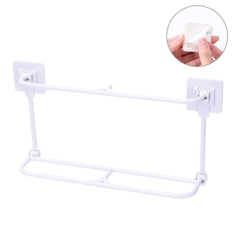 

Wall Mounted Shoes Ra Organizer Shoe Holder Shelf No Drilling For Bathroom Bedroom, Apricot/grey/white