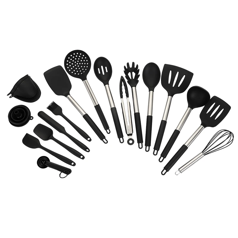 

RTS 2020 Kitchen Gadgets Cooking Tool silicon Utensil Kitchen Accessories Sets