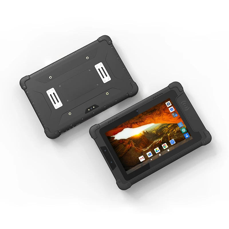 

New Arrival IP65 8'' NFC Tough Tablet IPS Screen Android 4G LTE Industrial Rugged Tablet, Black