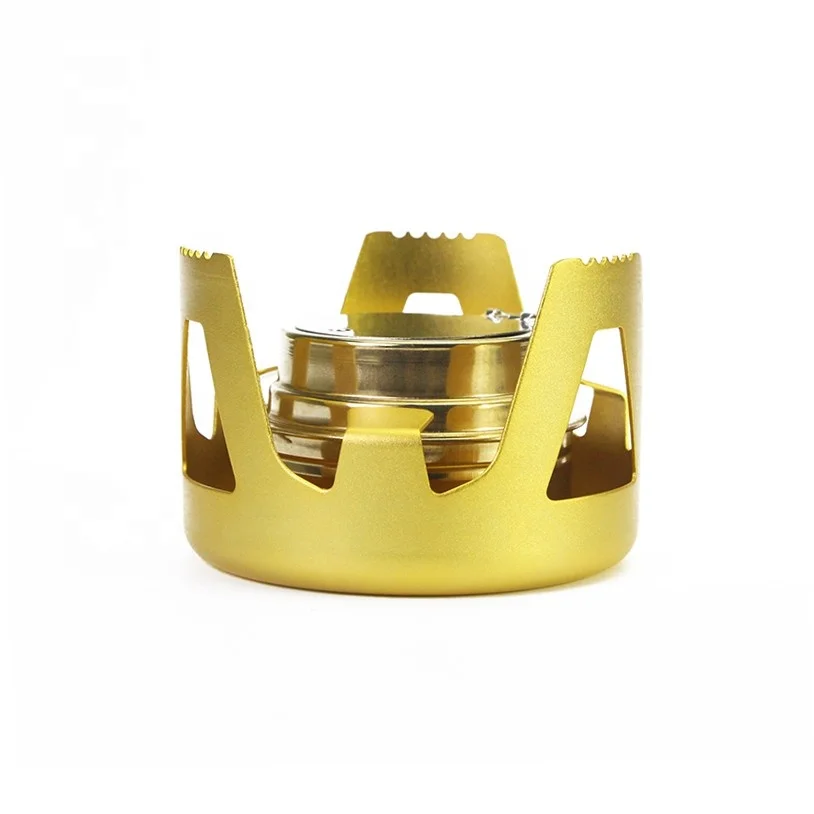 

TY High Quality Outdoor Picnic Stove New Mini Ultra-light Alcohol Stove Camping Furnace Camping Portable Folding, Photo