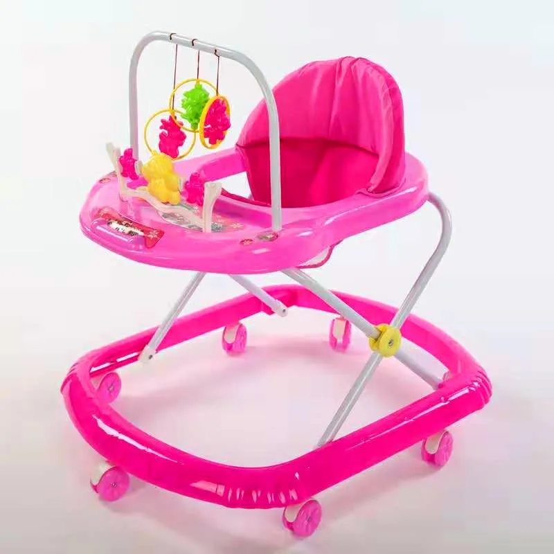 

Wholesale Cheap Baby walker simple round walker with PU wheel for baby learning walk, Colorful