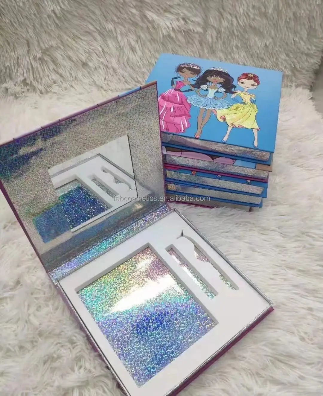 

wholesale private lable 3d 100% real mink full strip lashes customized boxes of eyelash boxes