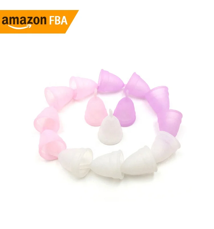 

2021 Alibaba Stock Wholesale Colorful Silicone Menstrual Cups