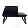 Bamboo Folding Laptop Table Bed Tray Laptop Computer Stand Wooden Laptop Desk with Tilting Top