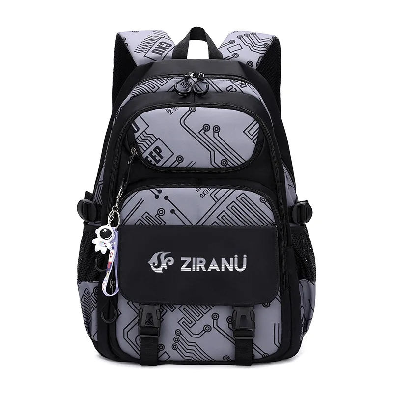 

Wholesale Boys Backpack School Bags Waterproof Nylon Durable Black Backpacks Student Teen School Bag Backpack