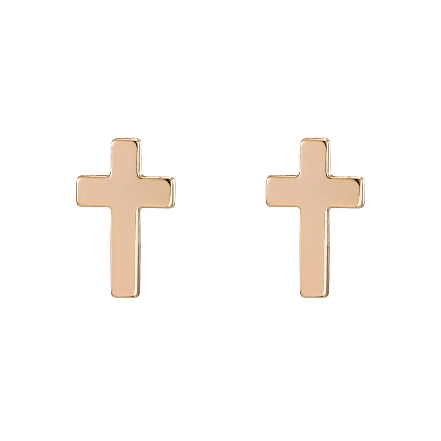 

80748Xuping new Jewelry 18K Gold Plated Cross Earring with Copper Alloy