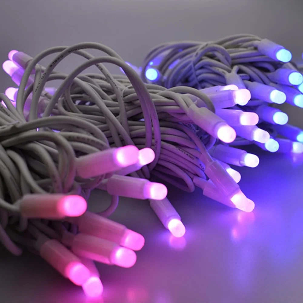 Dmx Programmable Addressable Led Smart String Lights For Christmas Holiday Decoration Buy Dmx