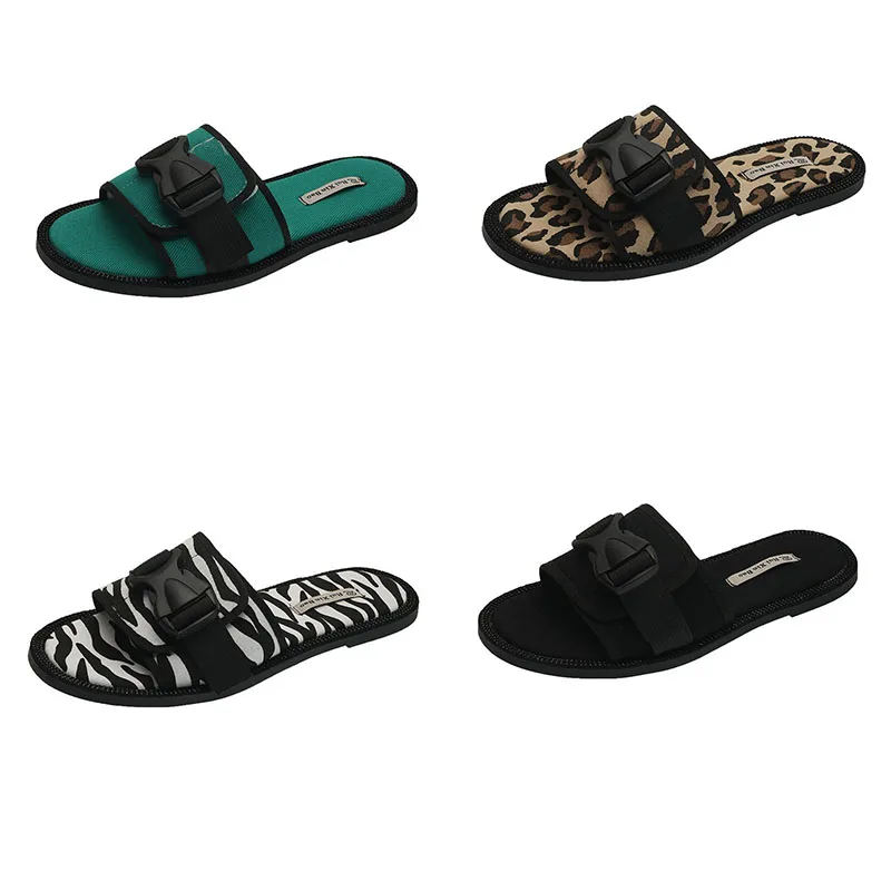 

2021 hot sales PU outdoor fashion designer femme sandals women korean sandals for women flat women's sandals