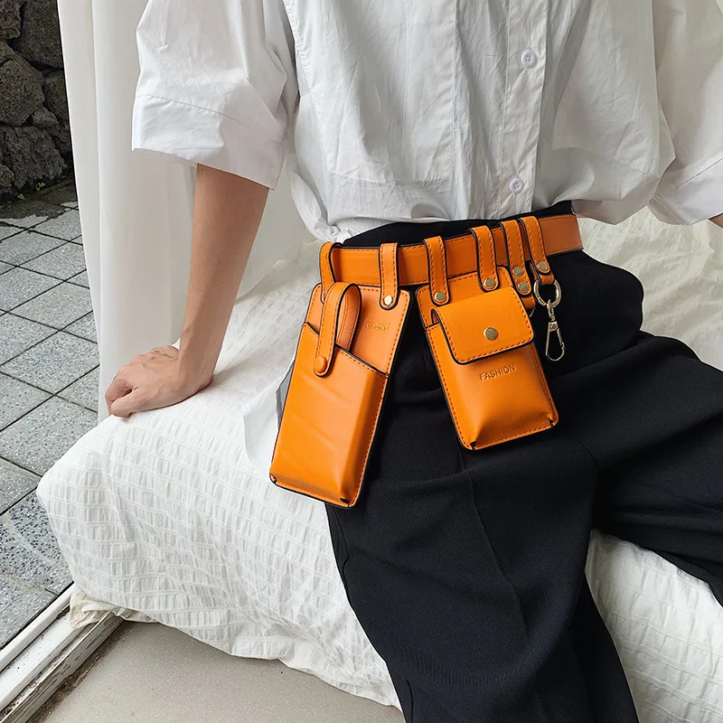 

GW New Trending PU Leather waist bag crossbody fashion fanny pack for men