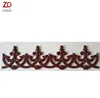 New Style Cast Iron Rosettes Pickets Post Tops Scroll Flower Leaves Decorative Cast Iron Metal Parts For Stairs Railings