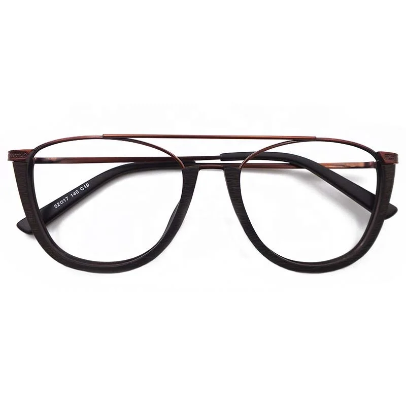 

China Wholesale Vintage Style Eyeglasses Eyewear Optical Spectacle Glasses Frames, 2 colors