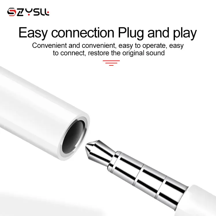 
Audio Adapter Earphone Cable 8-pin to 35 mm Female Jack 8 Pin c to 3.5mm Converter AUX Adapter 