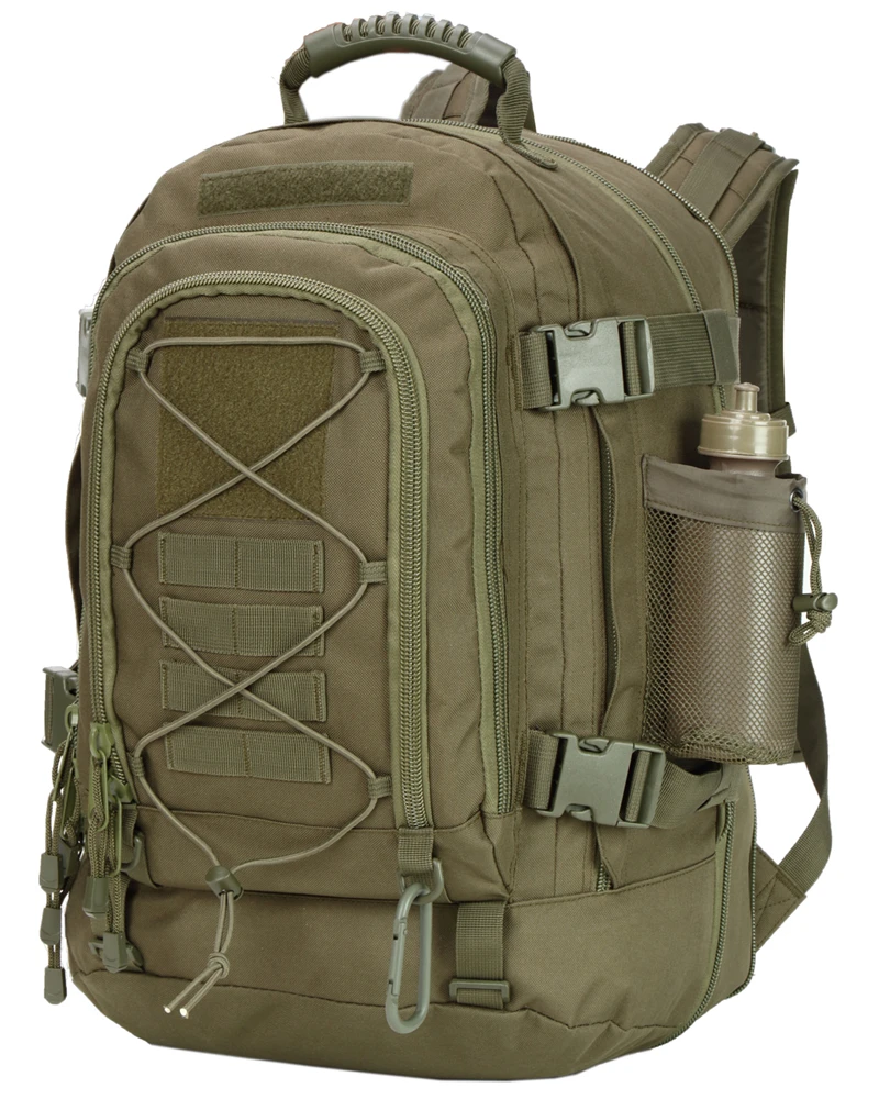 

Bag Military Men Military Tactical Hiking Expandable 39L-60L Backpack Backpacks Large Capacity, Green bag military