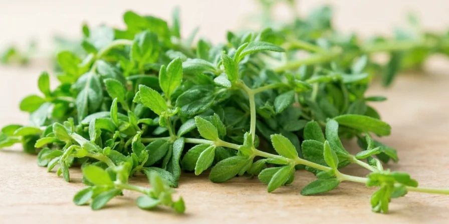 Bowl of mixed oregano leaves and seasonings