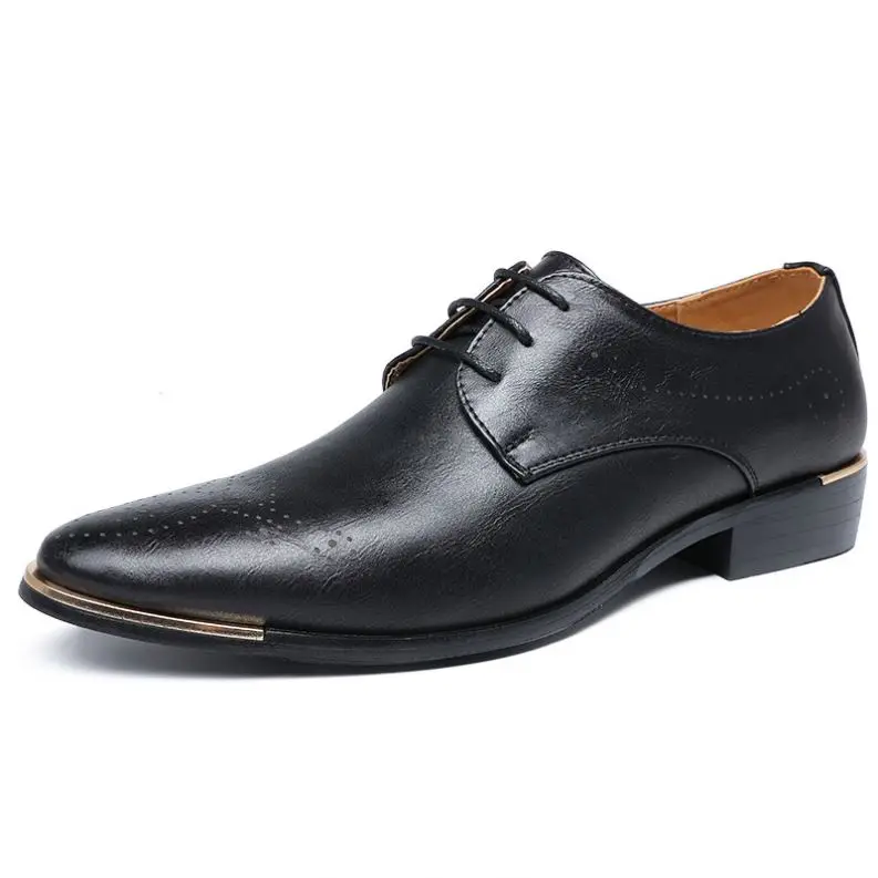 

Fashion Men Leather Shoes Men's Flats Shoes Low men Oxford Shoes