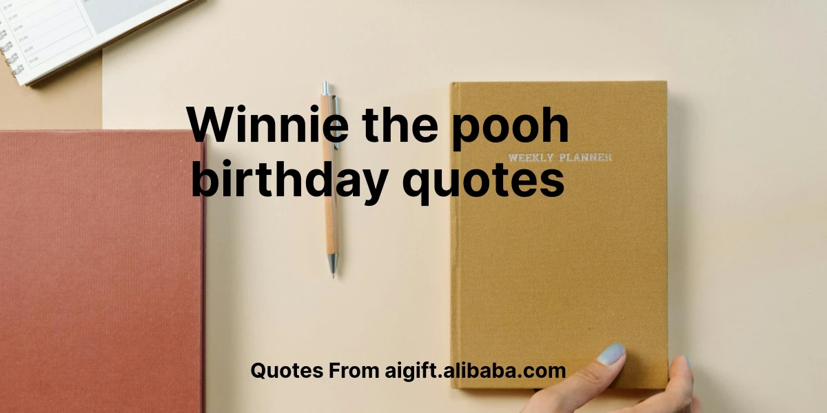 winnie the pooh birthday quotes