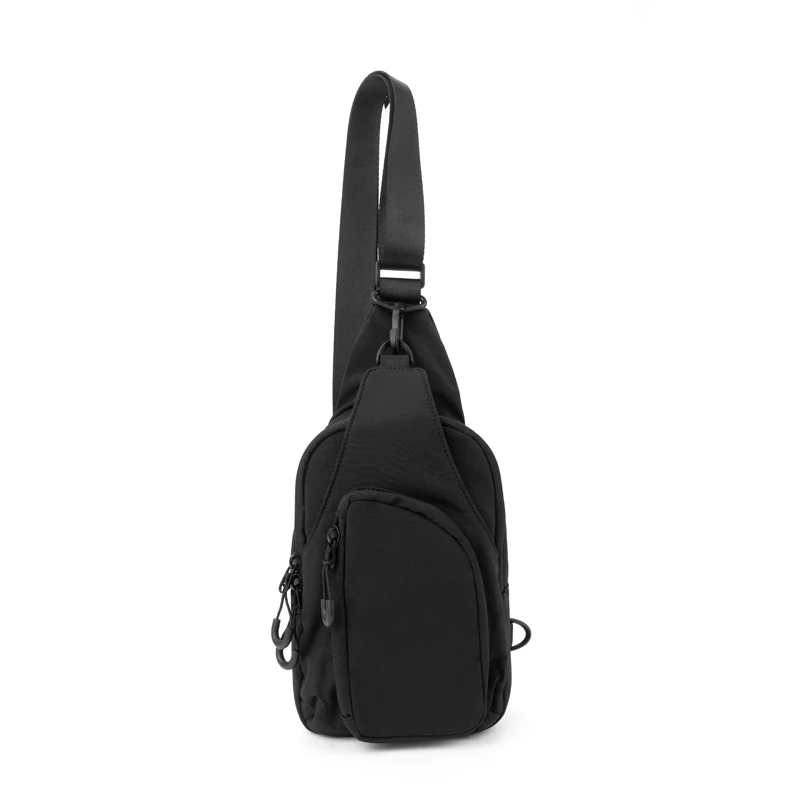 

New Arrival waist crossbody bag fashion waterproof outdoor sport men's chest bags nylon sling bag for women