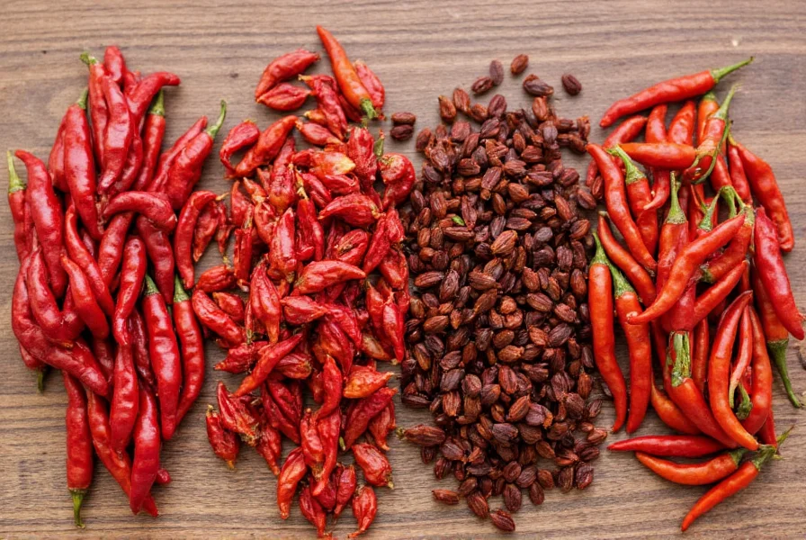 Trockenchilis: Typen, Aromen & Anwendungswissen