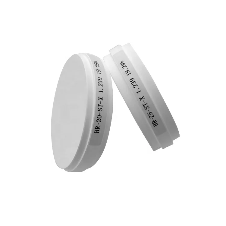 
CE/ISO approved 41% translucency CAD CAM Open system l zirconia dental blocks/zirconia blanks/disks 