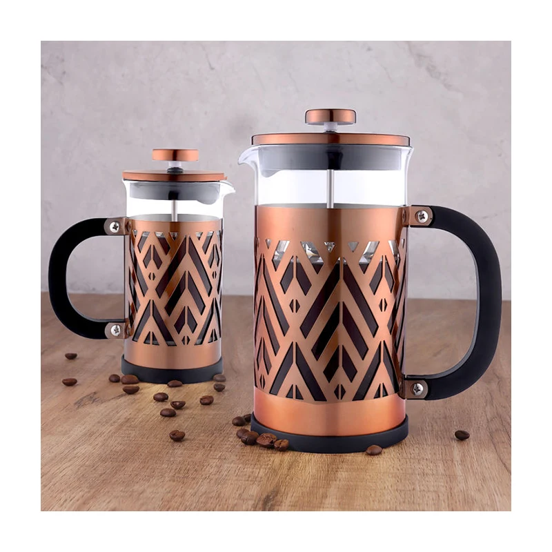 

Professional Manufacture Cold Press Coffee Maker Stainless Steel Double Wall Glass French Press