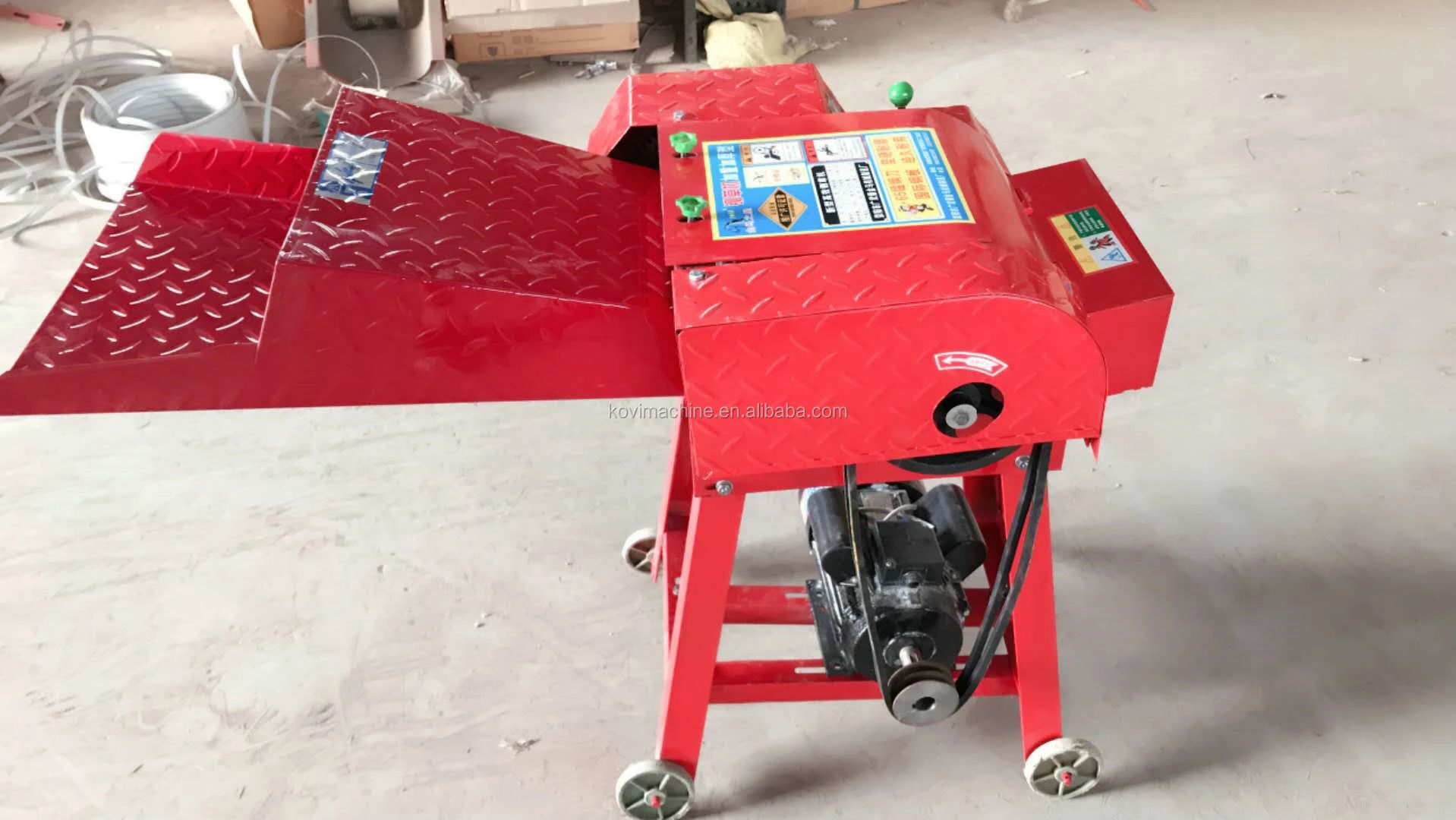 Chaff Cutter Machine Cow Feed Grass Paddy Straw Cutting Cutter Machine
