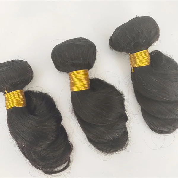 

Cheap price hair bundles human hair export quality Loose wave Hair Bundles, Natural colors