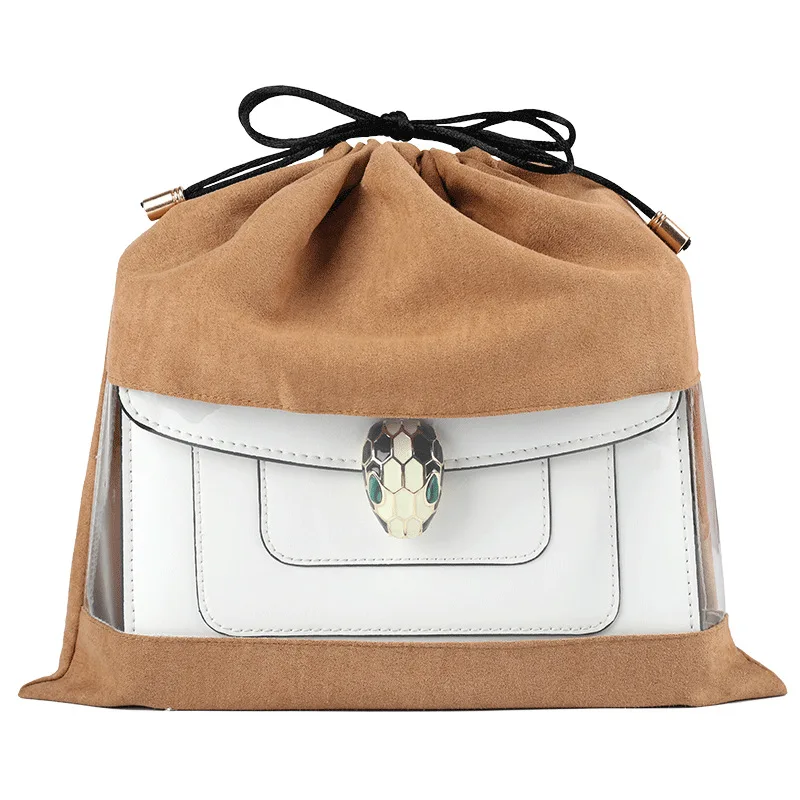 

Drawstring Storage Pouch Multi-Functional Bag,Transparent Handbag Dust Storage Bag Covers For Handbag,Handbag Dust Cover, Customized color